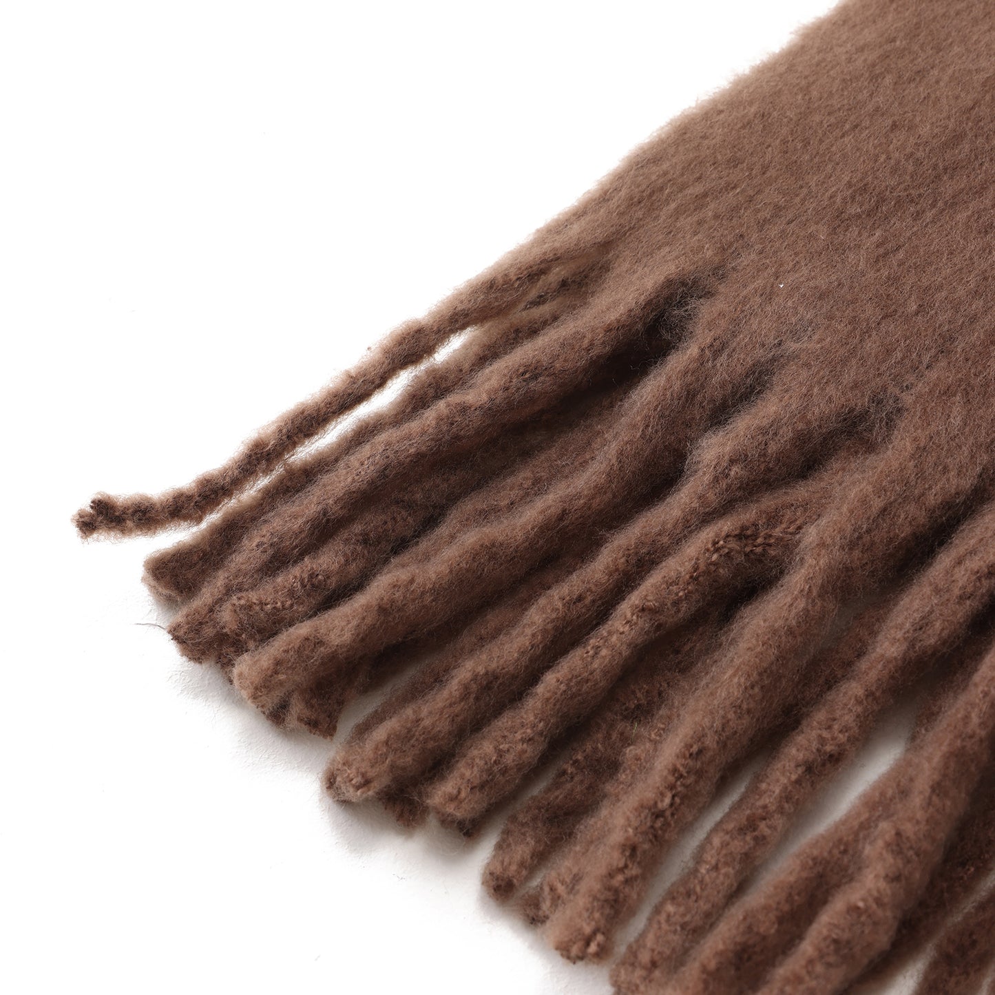 Winter scarf brown camel