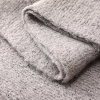 Winter scarf triangle - dark grey