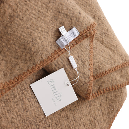 Winter scarf triangle - camel