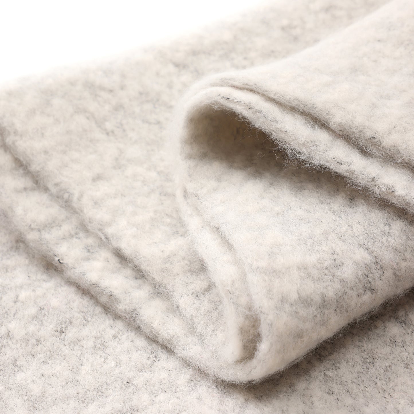 Winter scarf triangle -light grey