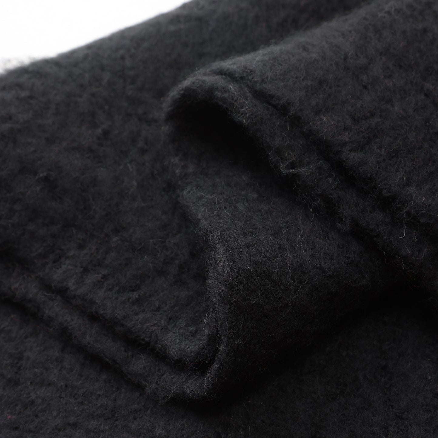 Winter scarf triangle black