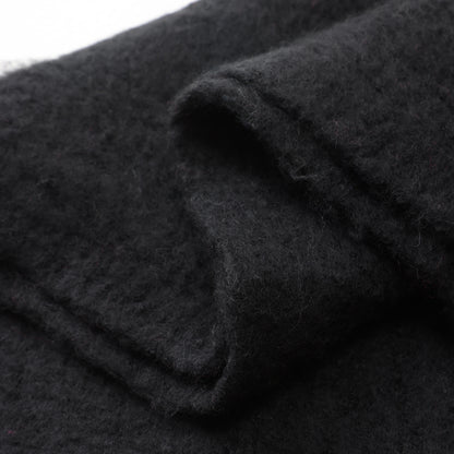 Winter scarf triangle black