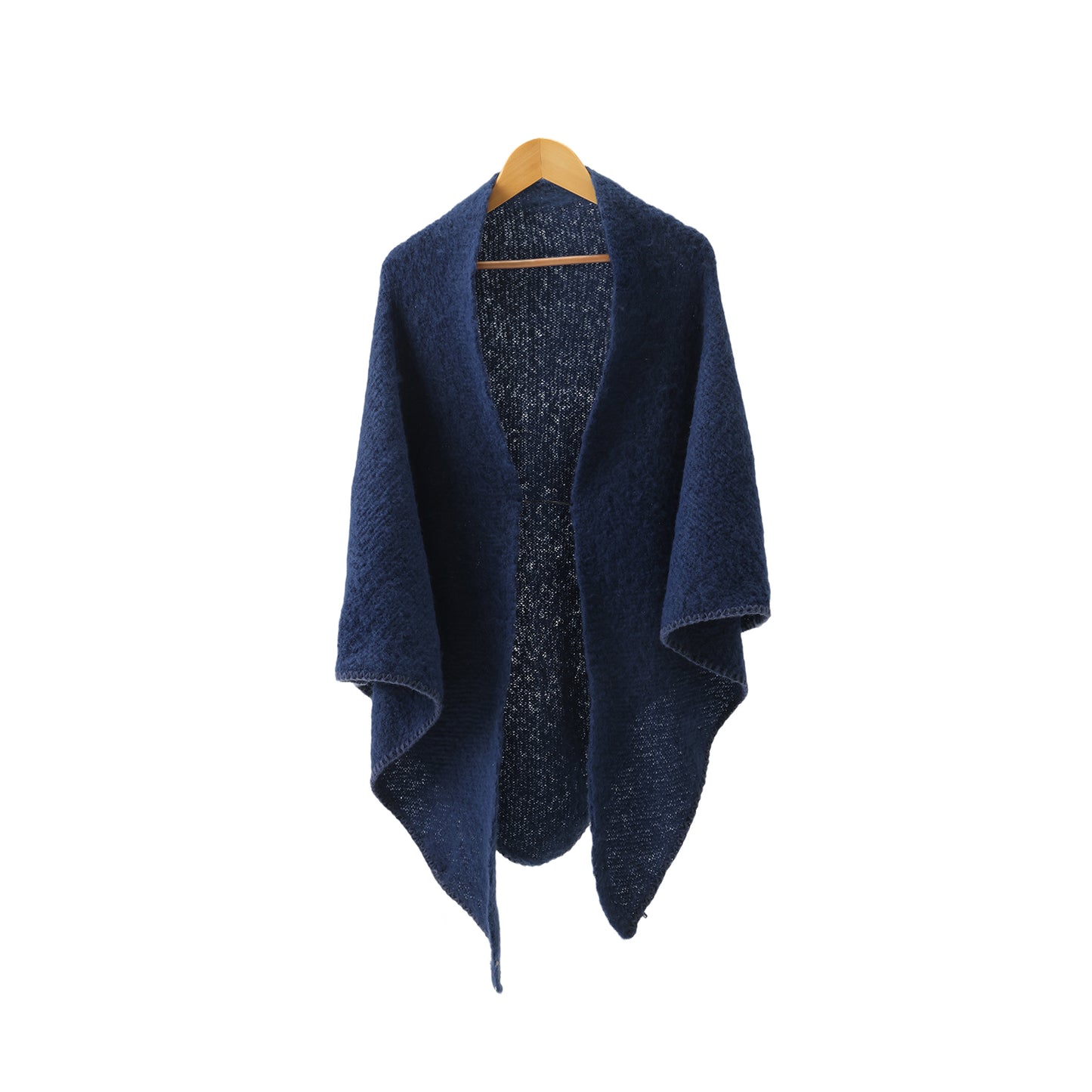 Winter scarf triangle  navy blue