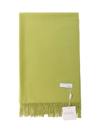 Pashmina sjaal appelgroen