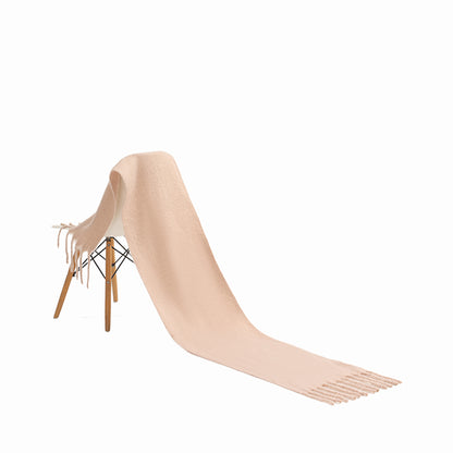 Winter scarf dark blush