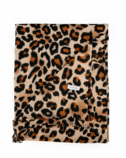 Pashmina sjaal panterprint