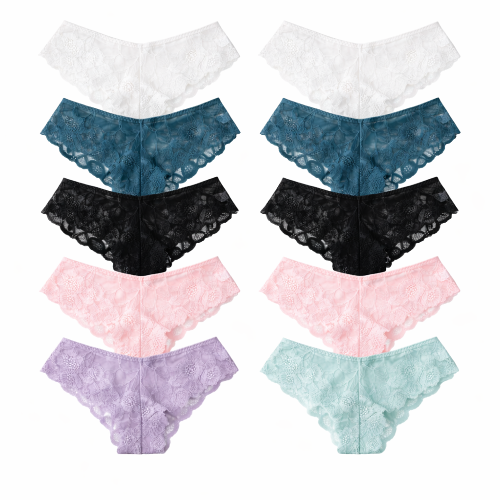 Multipack van 10 kanten Brazilian slips