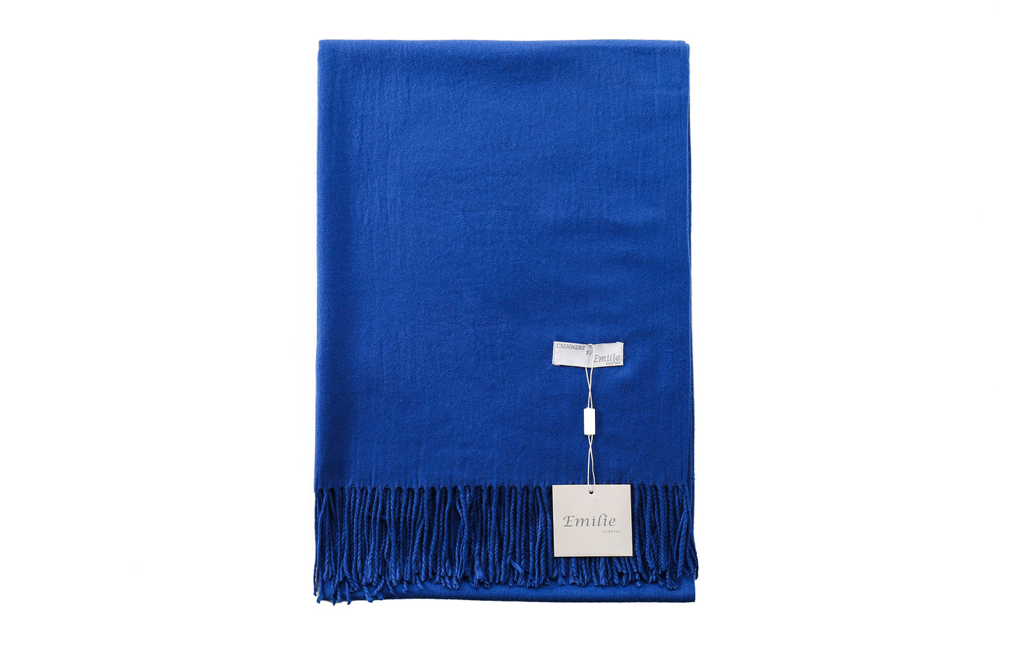 Pashmina sjaal kobaltblauw