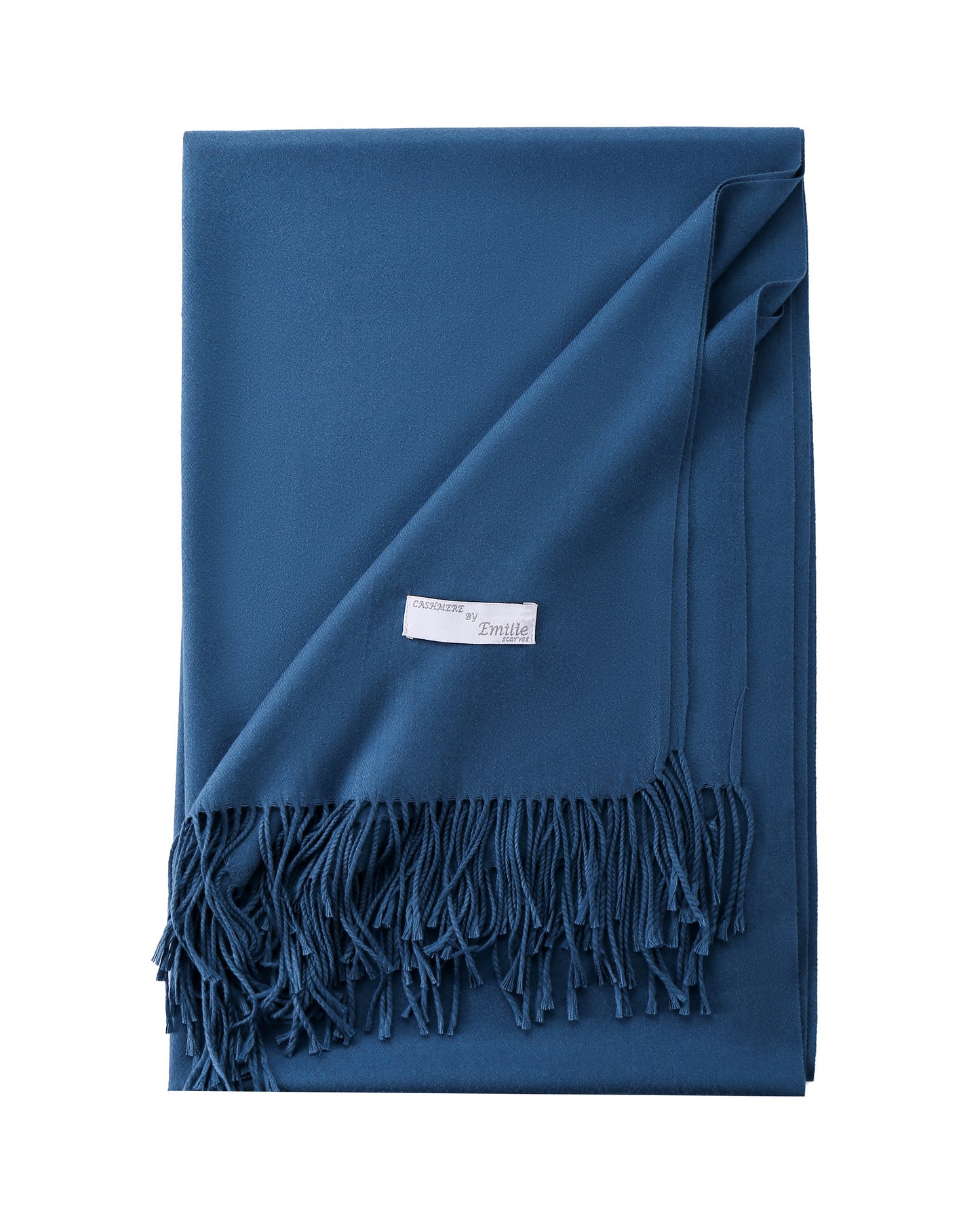 Pashmina sjaal petrol blauw