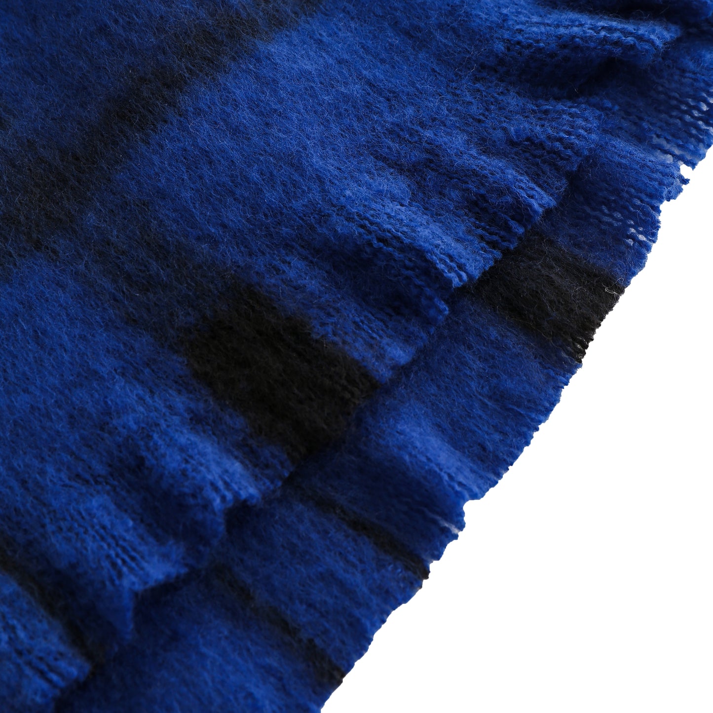 Wintersjaal kobaltblauw