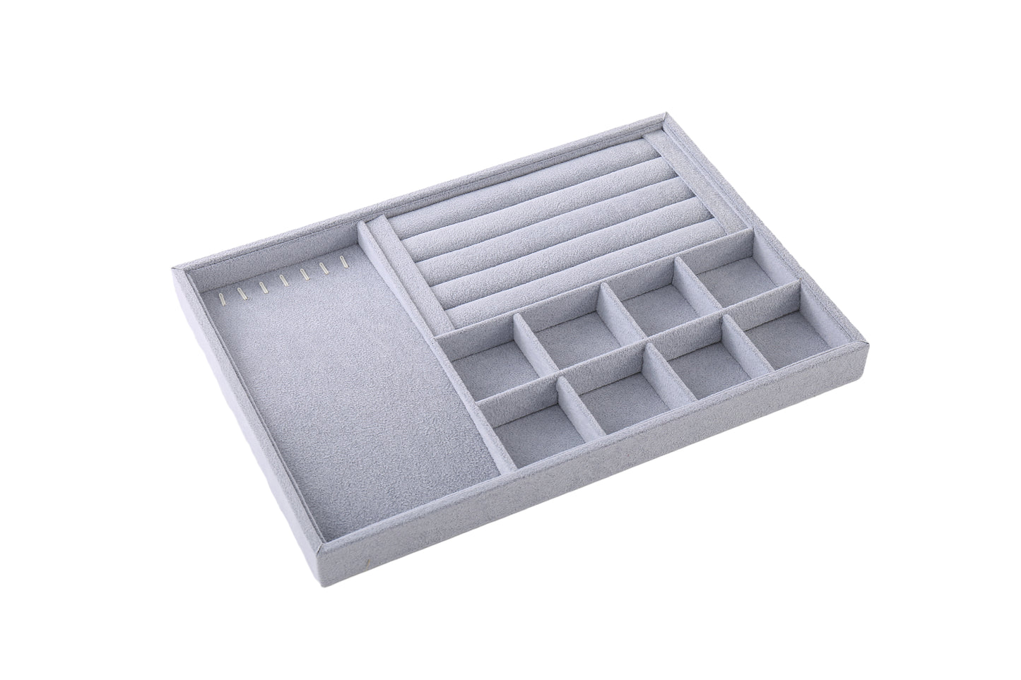 Jewelry storage tray gray