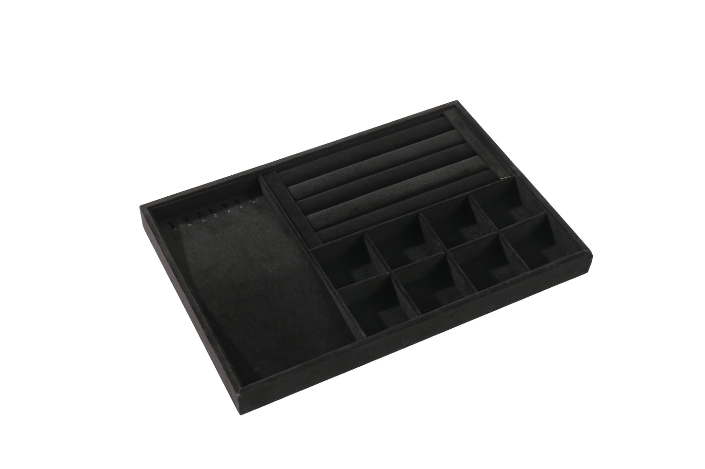 Jewelry storage tray black