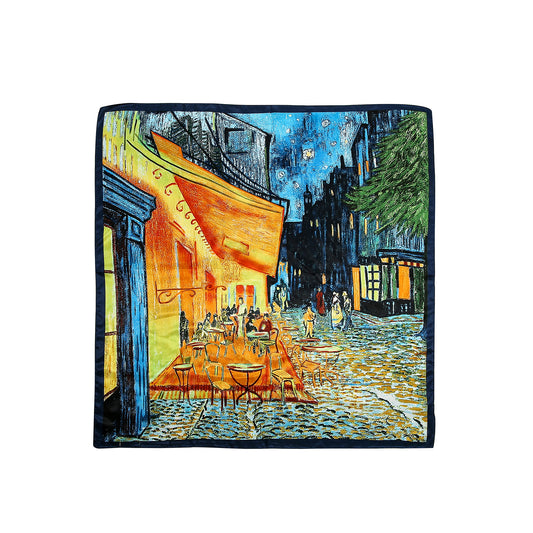 Sjaal Van Gogh Caféterras bij nacht