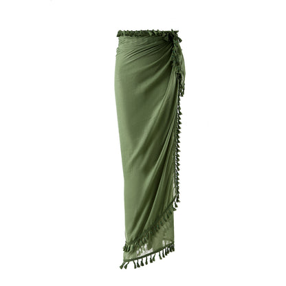 paréo vert olive