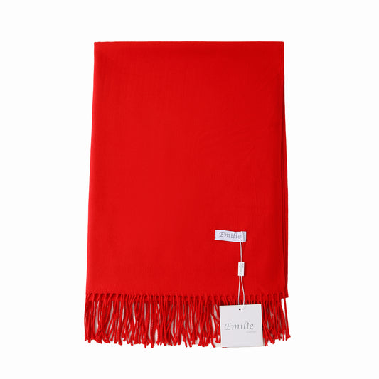 Pashmina sjaal rood