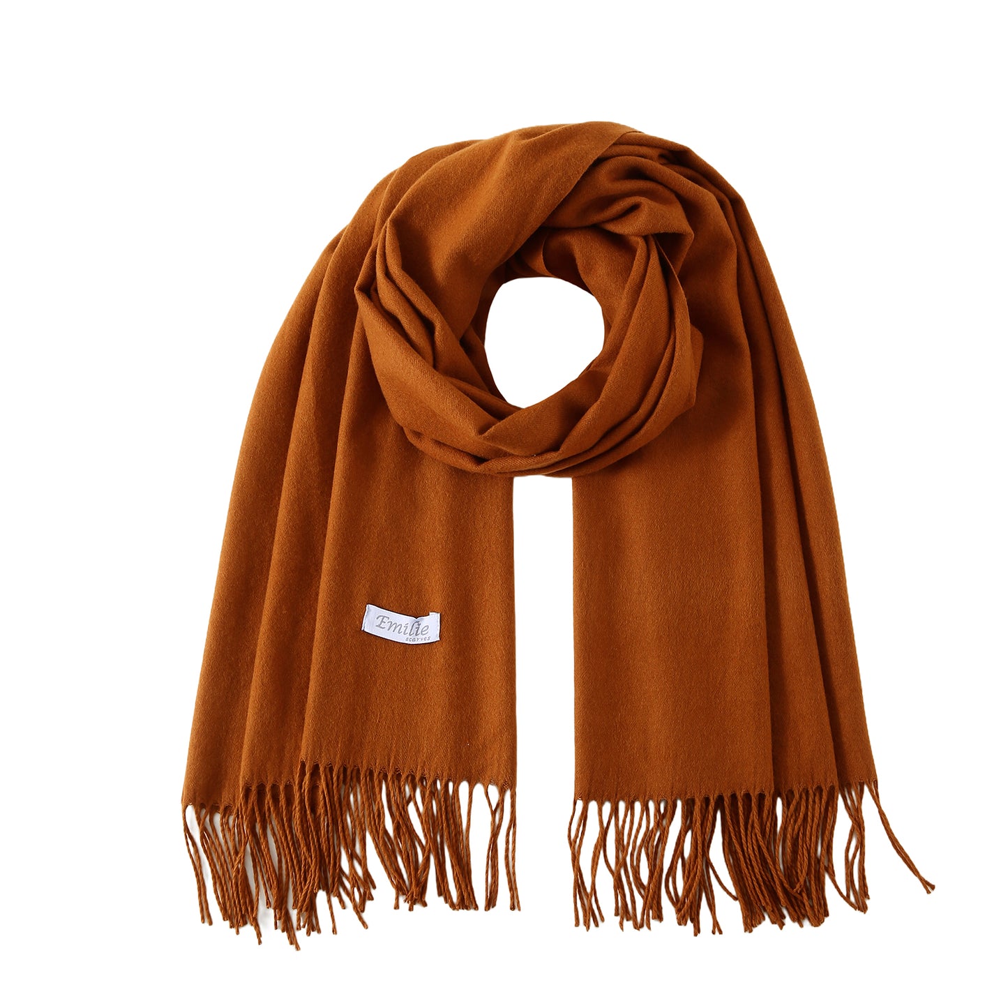 Pashmina sjaal cognac