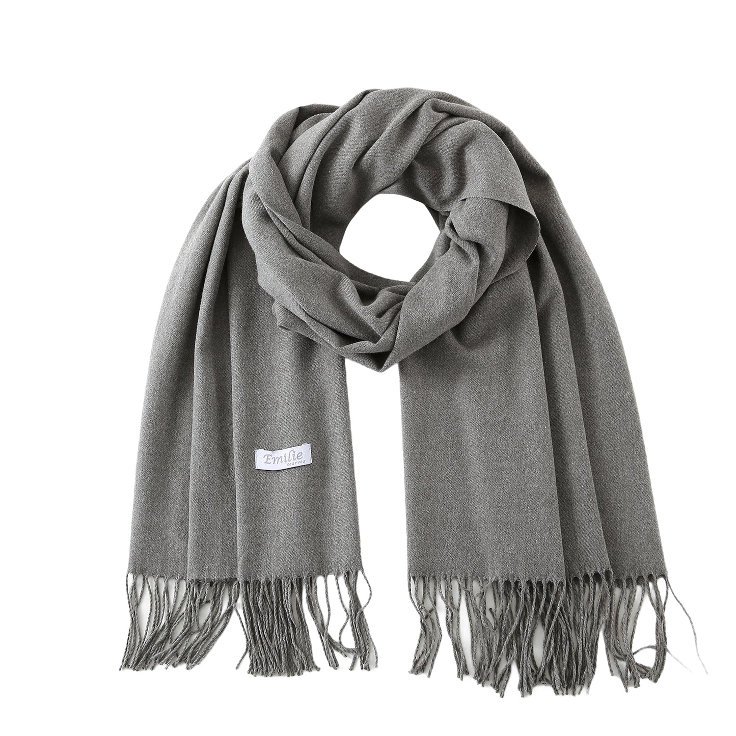 Pashmina sjaal grijs