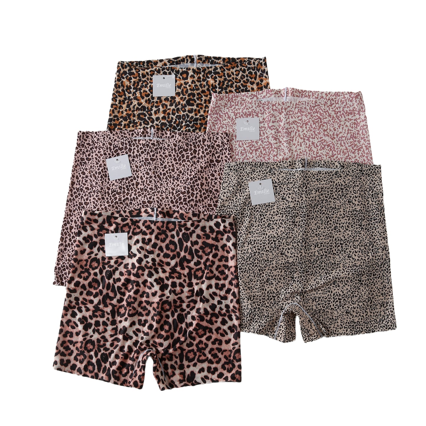 Multipack van 5 boxershorts dierenprint