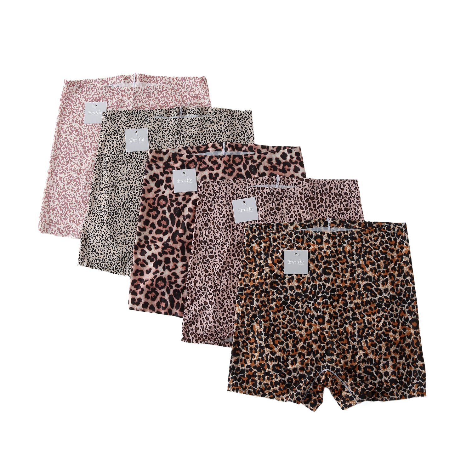 Multipack van 5 boxershorts dierenprint