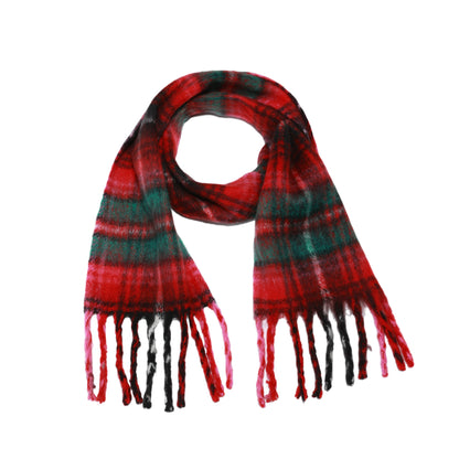 Winter Christmas scarf  - red