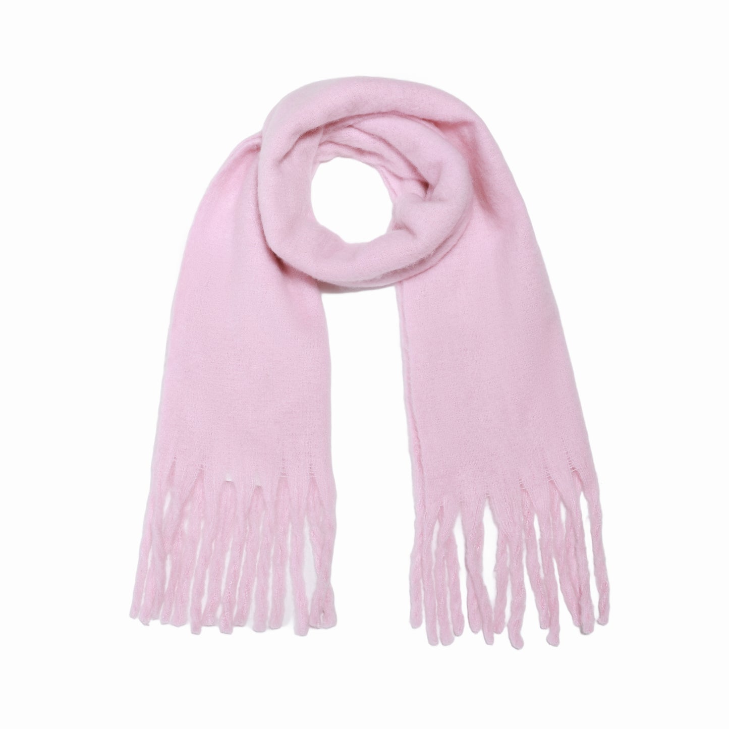 Winter scarf pink