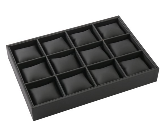 Bracelet box black leather look