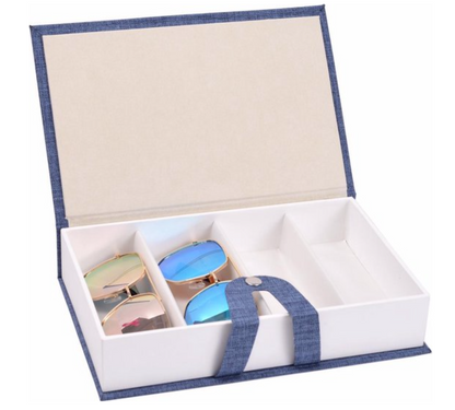 Storage box glasses blue