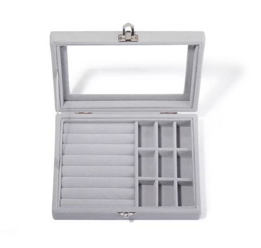 Jewelry organizer gray