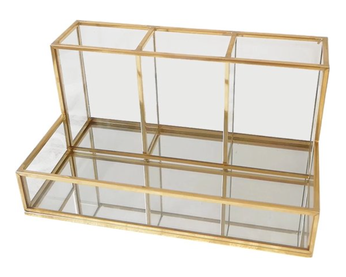 Make-up organizer gold