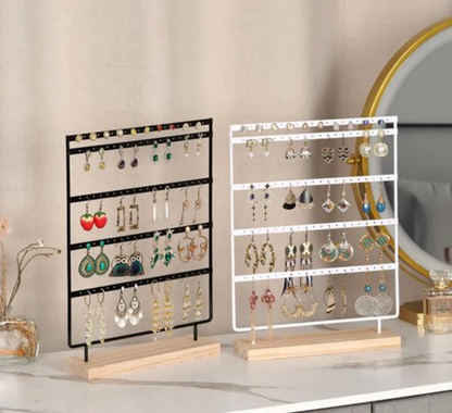 Earring rack black