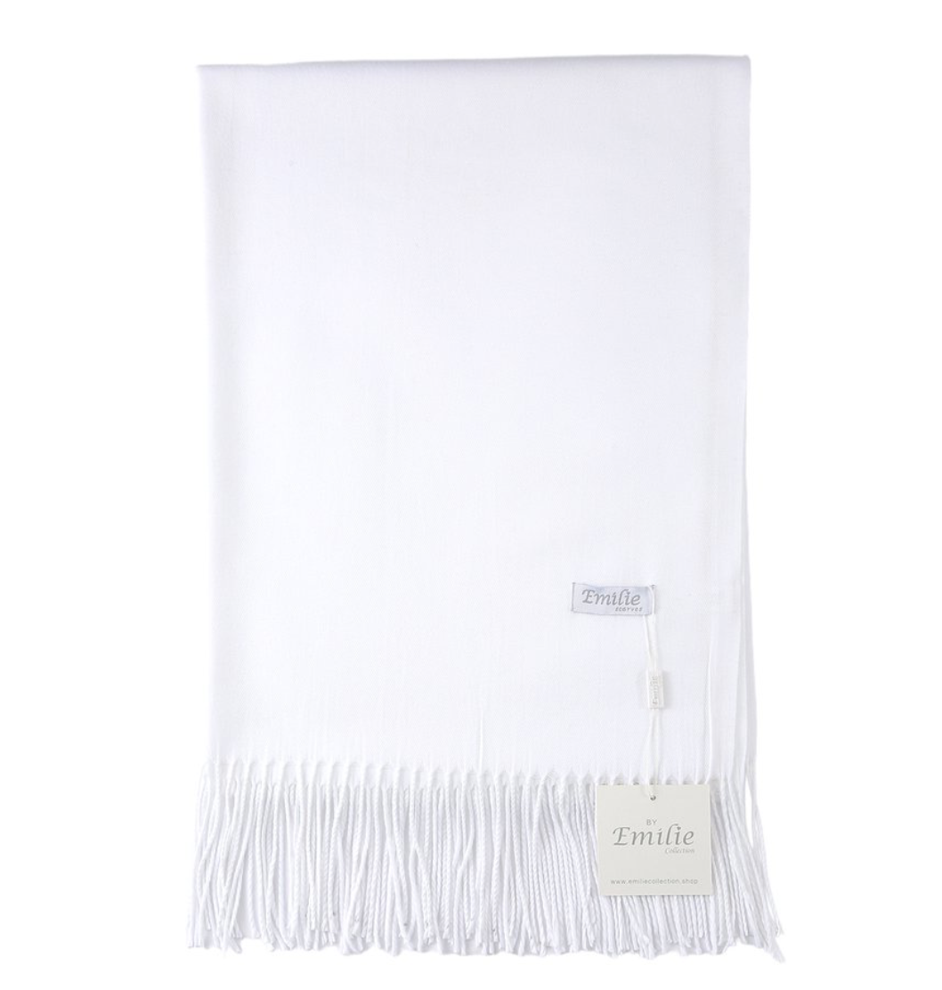 Pashmina sjaal - Wit