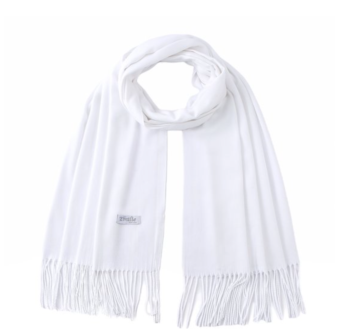 Pashmina sjaal - Wit