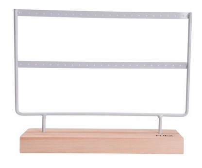 Earring rack white