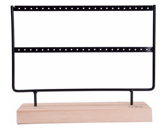 Earring rack black