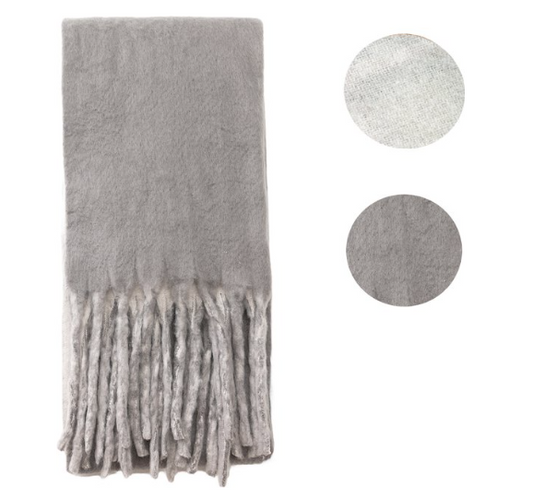 Winter scarf grey