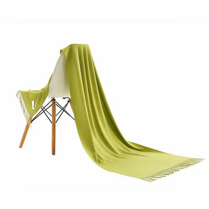 Pashmina sjaal appelgroen