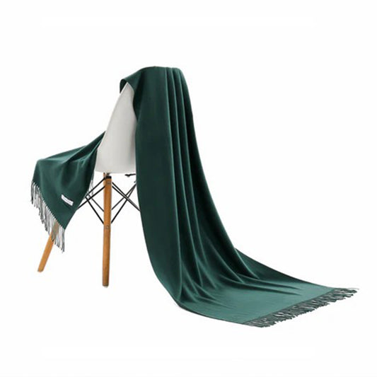Pashmina scarf emerald green