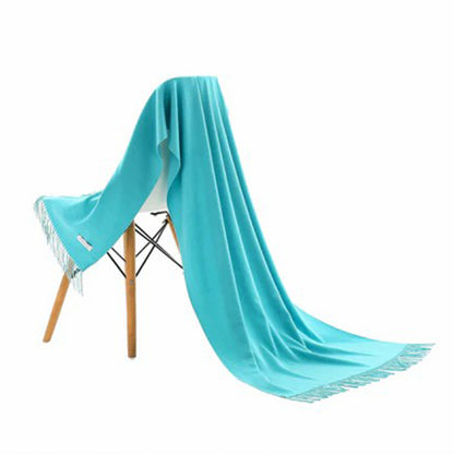 Pashmina sjaal morpho blauw