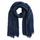 The all time essential scarf donkerblauw