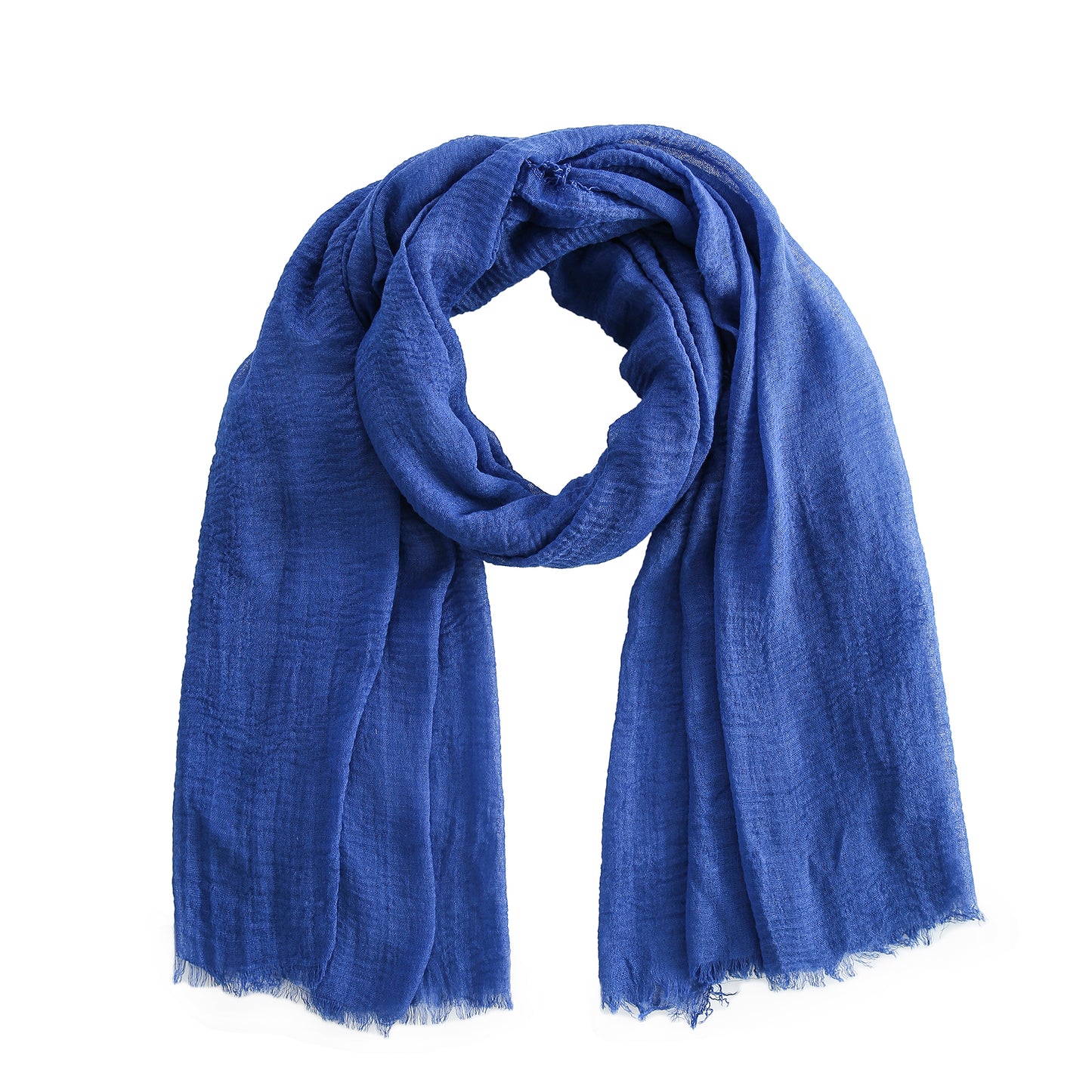 The all time essential scarf kobaltblauw