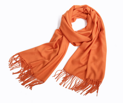 Pashmina sjaal oranje