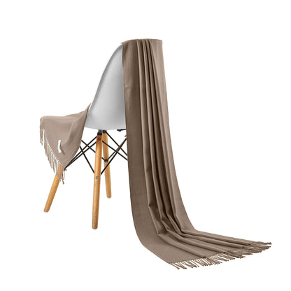 Pashmina sjaal taupe