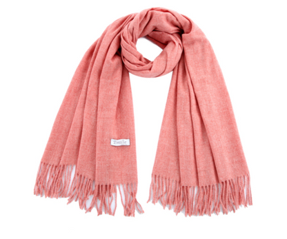 Pashmina sjaal gemêleerd roze