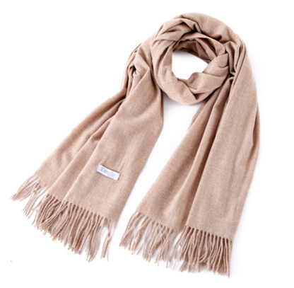 Pashmina sjaal gemêleerd beige