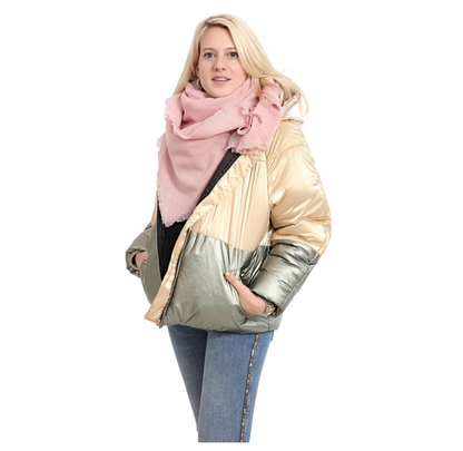 Blanket wintersjaal roze