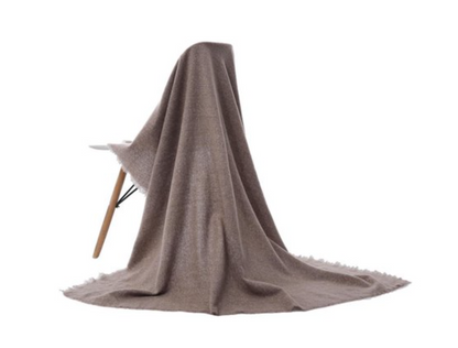 Blanket wintersjaal taupe