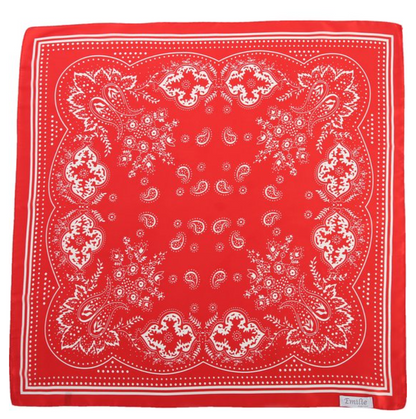 Silky bandana rood