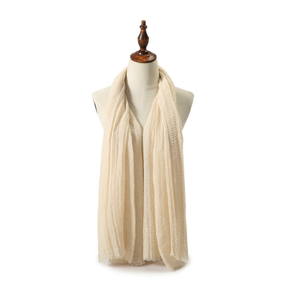 The all time essential scarf ecru